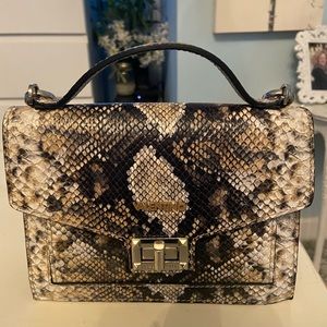 SOLD ****Valentino Snake skin crossbody